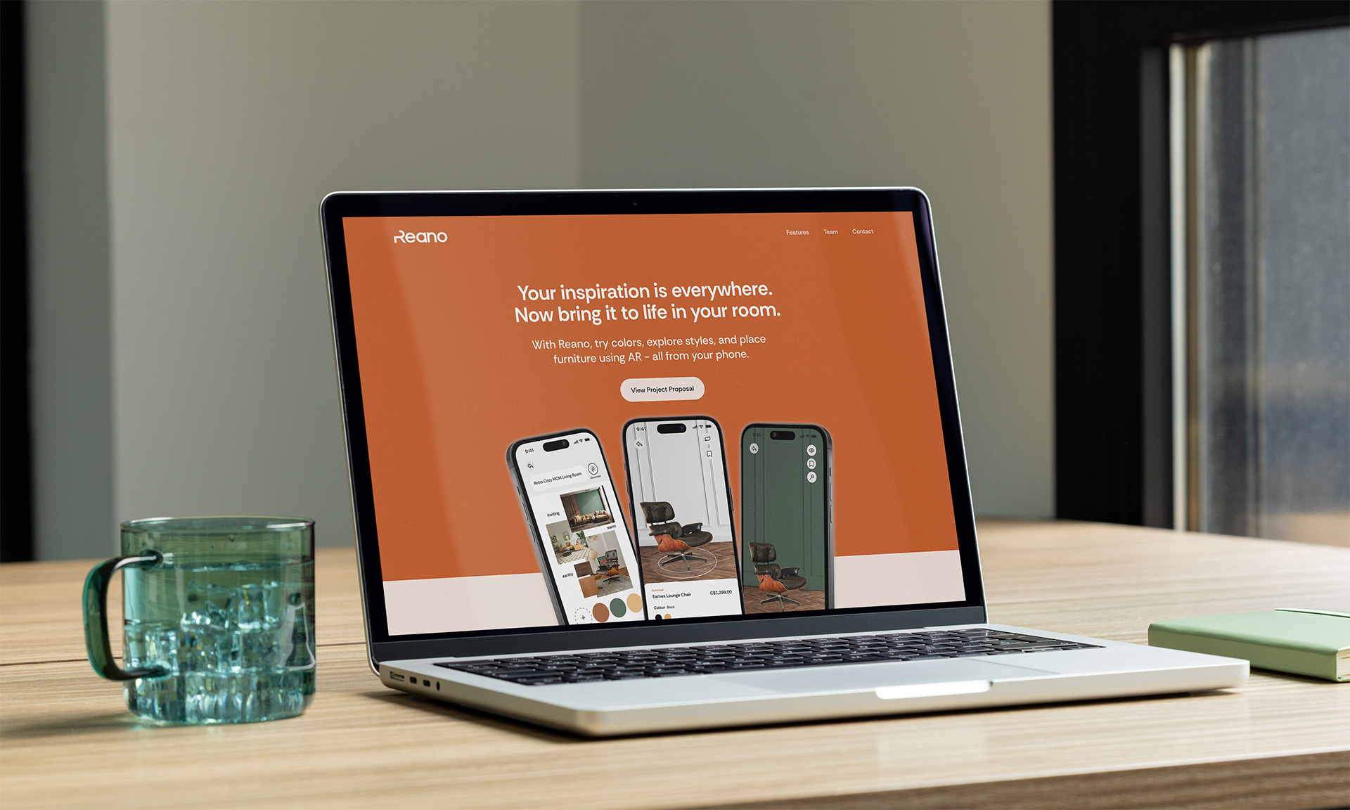 Reano Landing Page
